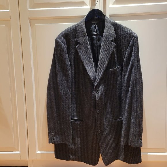 Vintage Jhane Barnes Men’s Blazer, Navy/Brown - Picture 1 of 8